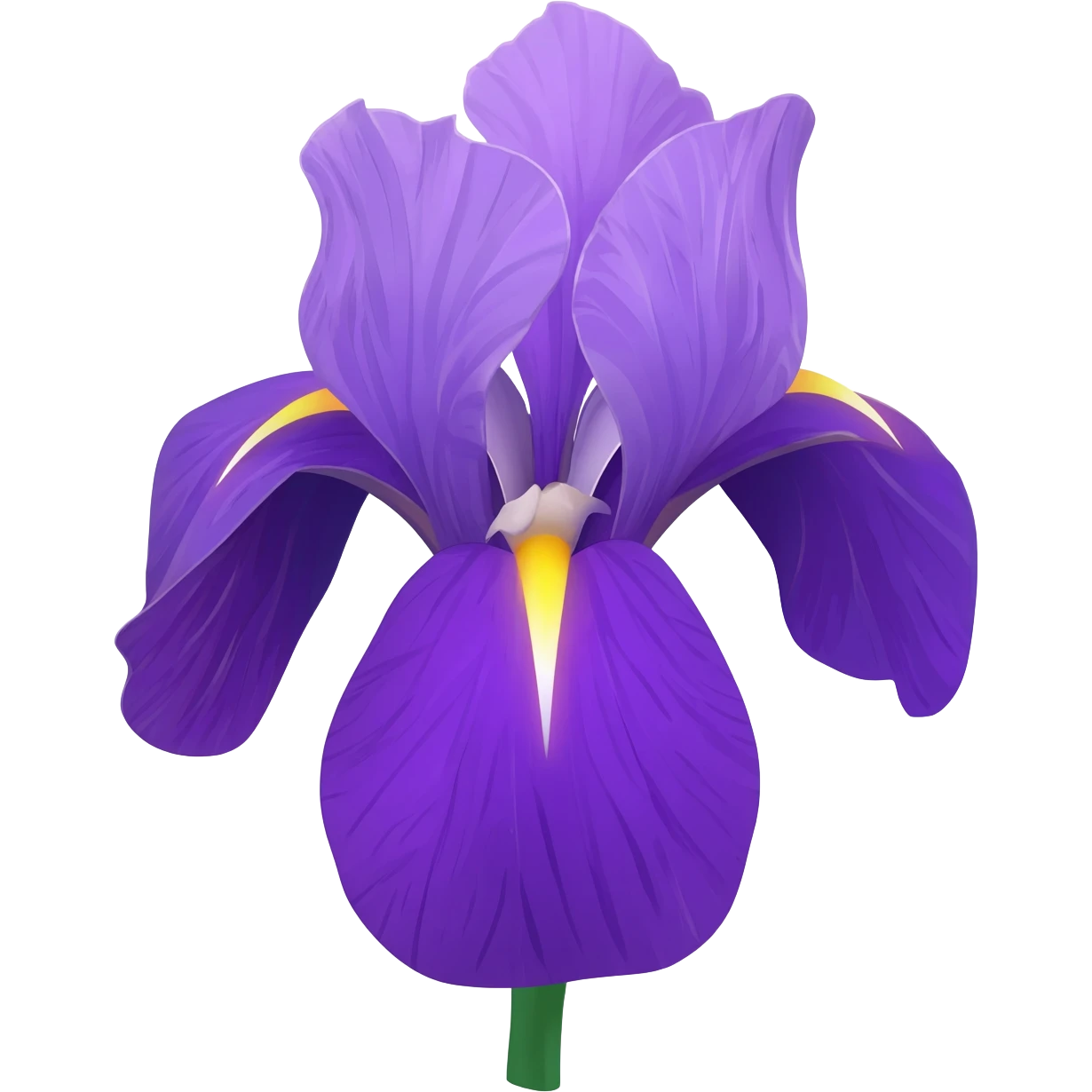 Iris flower emoji