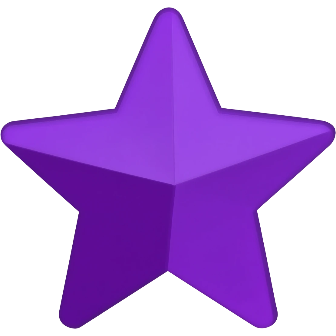 Emoji with purple stars emoji