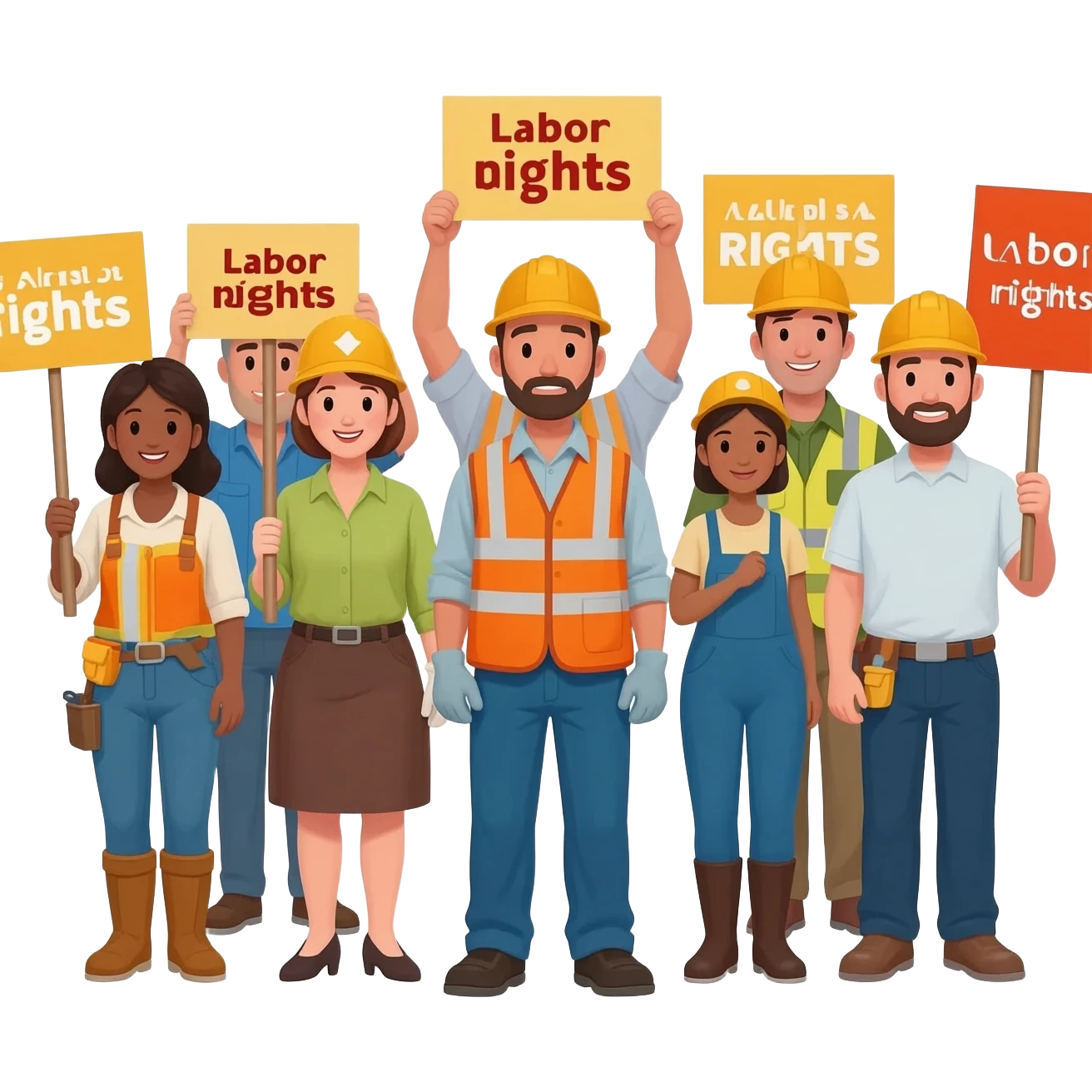 Labor rights emoji