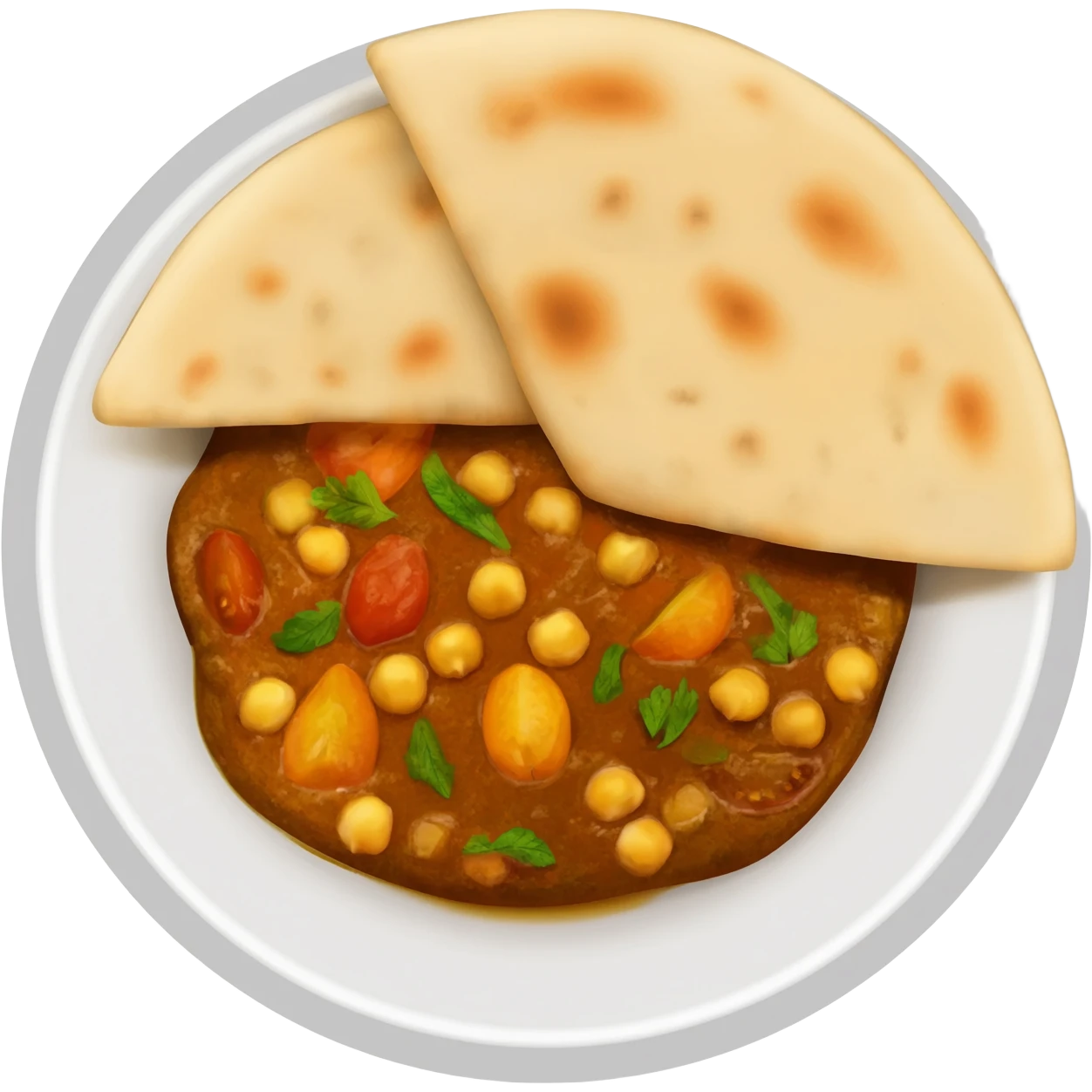 Chole kulche emoji