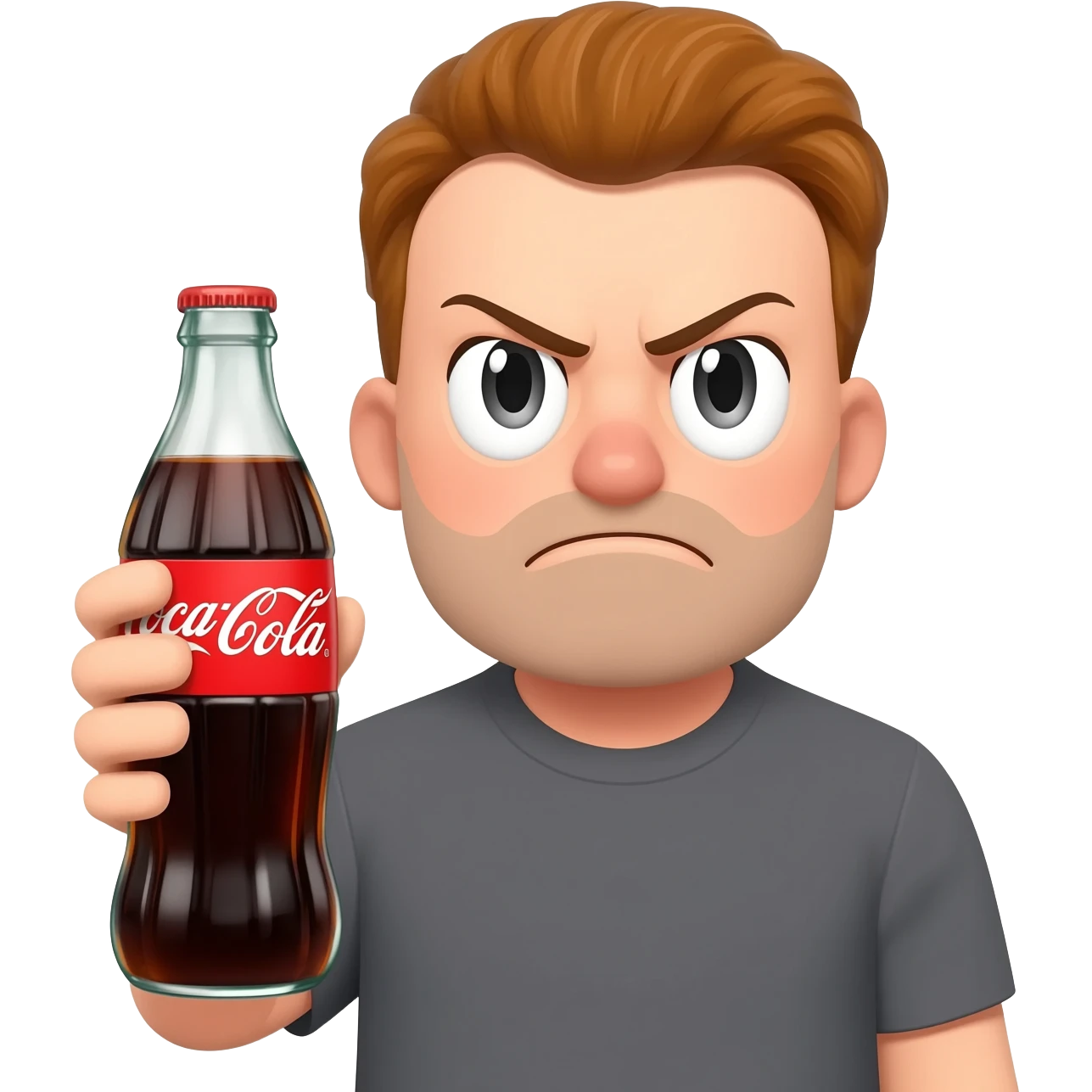 grumpy Coca-cola emoji emoji