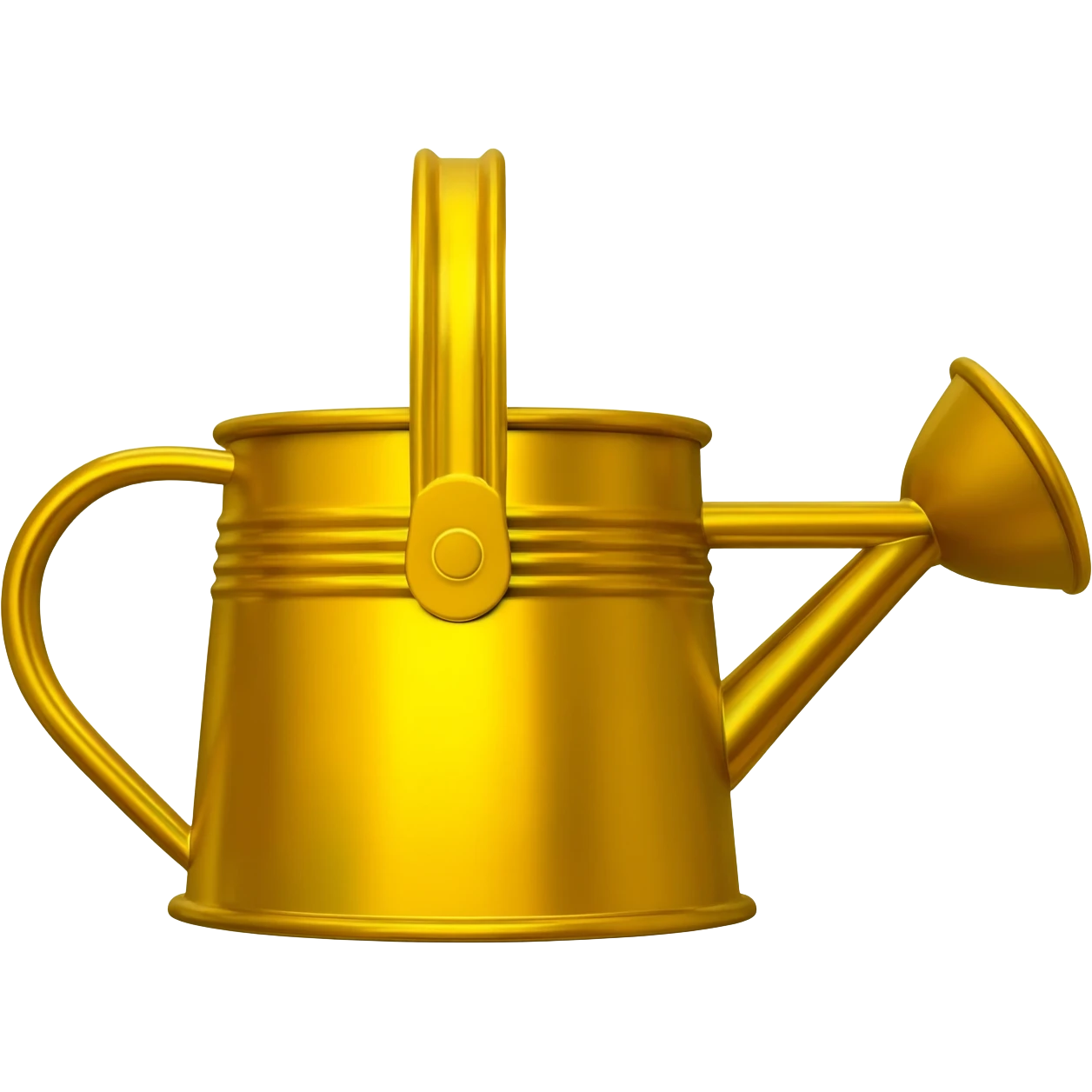 Watering can gold emoji