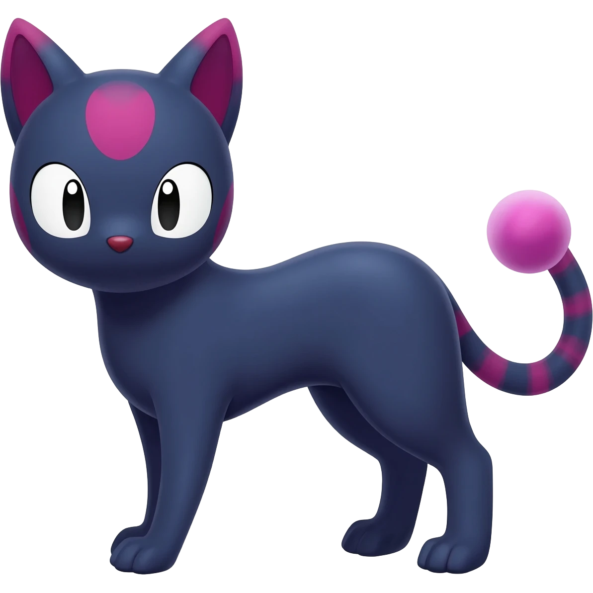 Umbreon-Sprigatito-Sylveon-hybrid-animal-Fakémon-Pokémon-fusion emoji