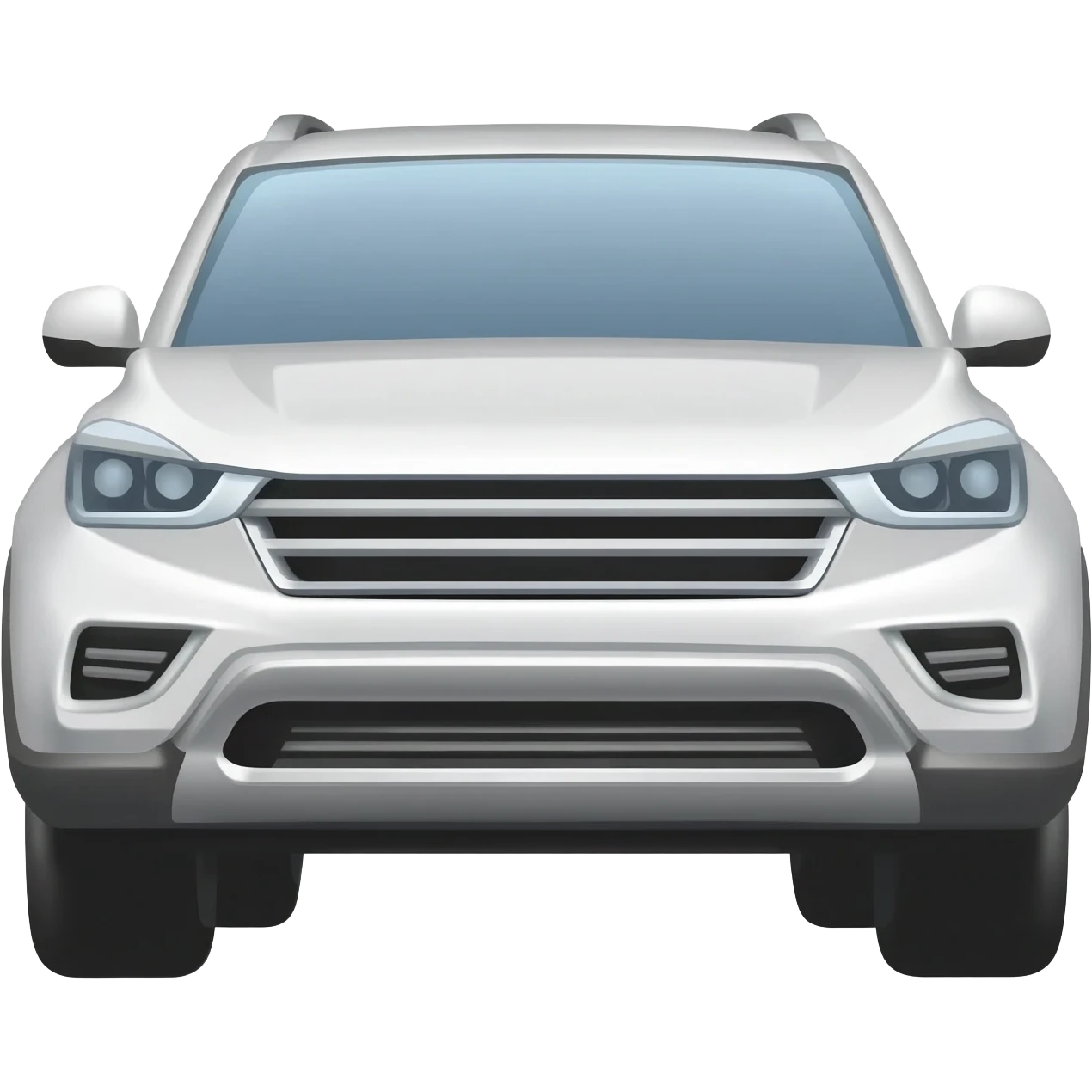 White suv emoji