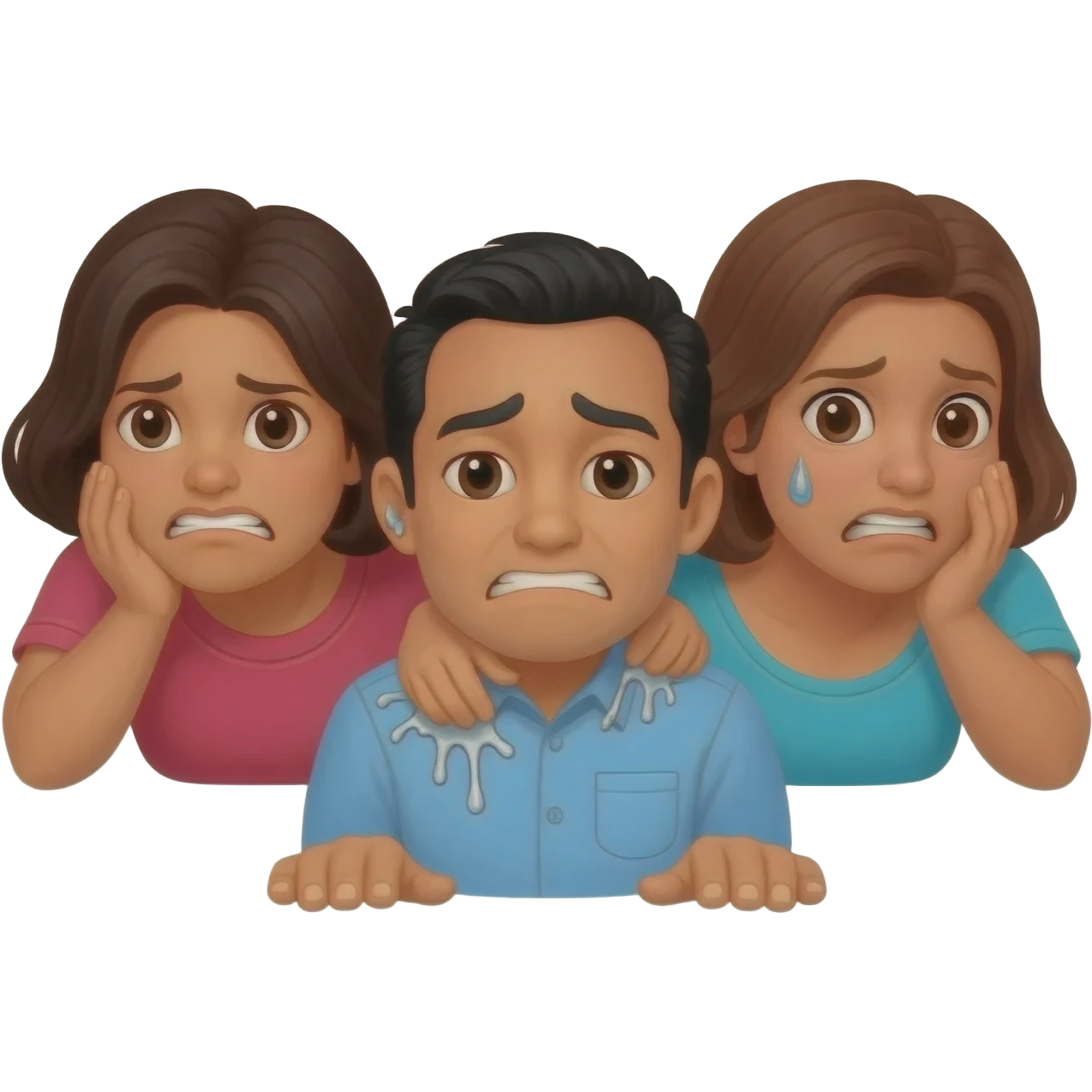 a los latinos se nos dificulta el ingles 3 personas emoji