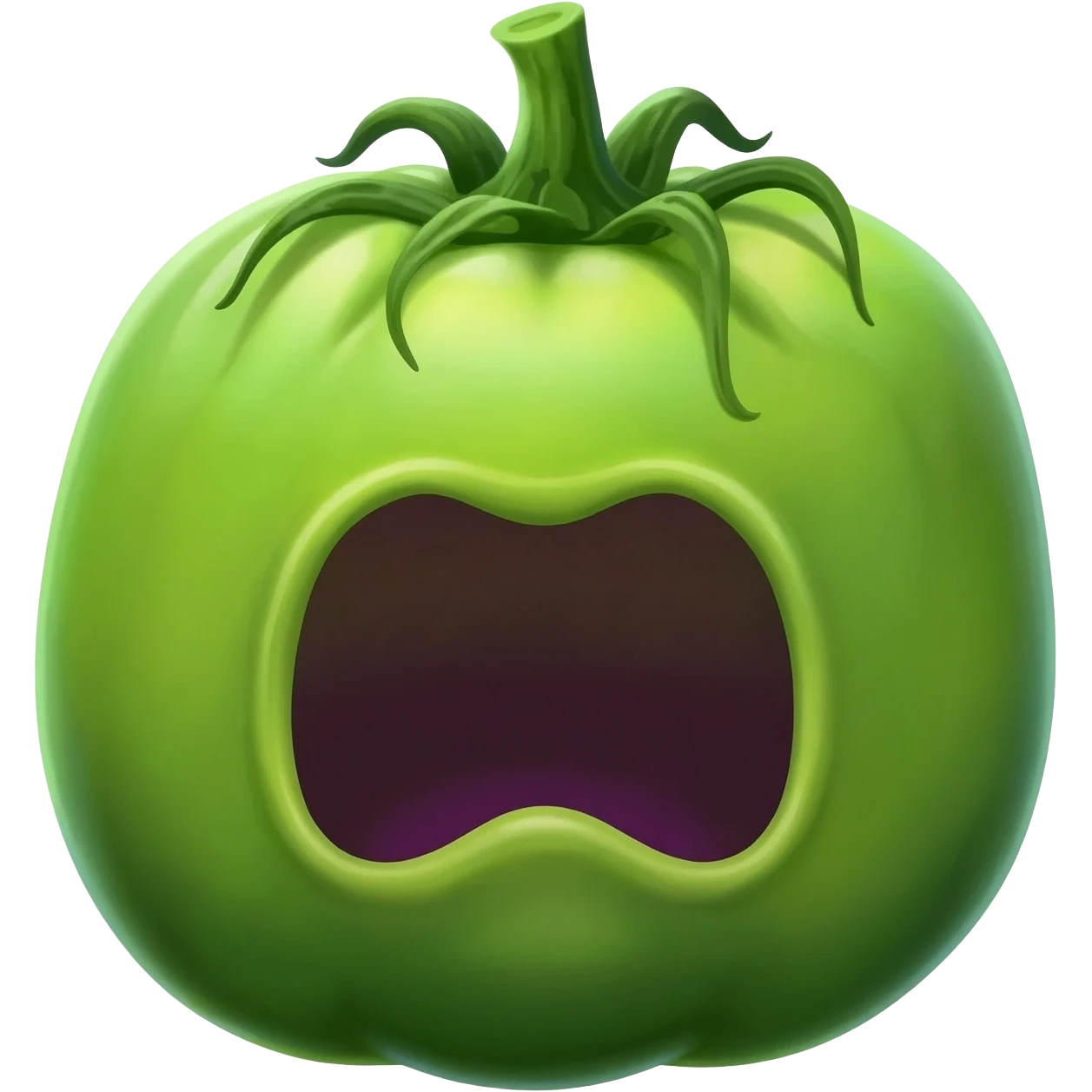 Audrey II from little shop of horrors without eyes emoji