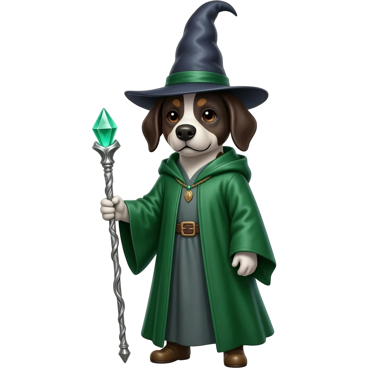 Dog wizard emoji