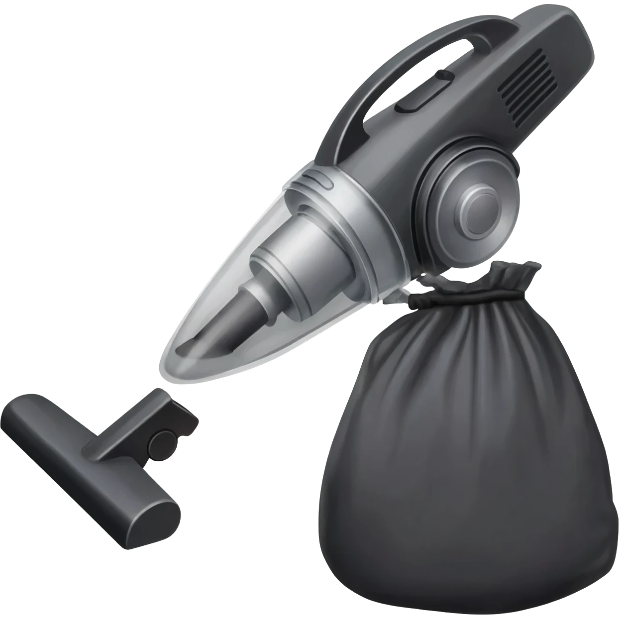 black vacuum cleaner emoji