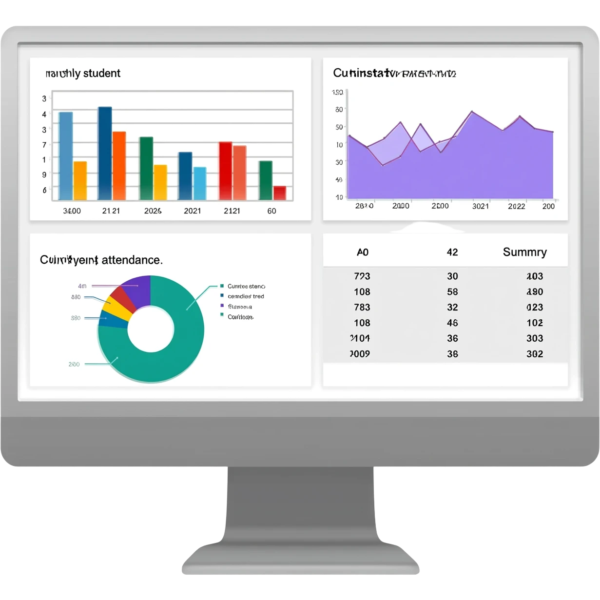 Attendance analytics emoji