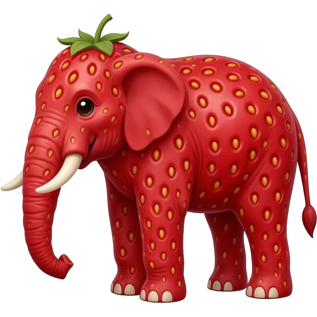 Strawberry éléphant emoji