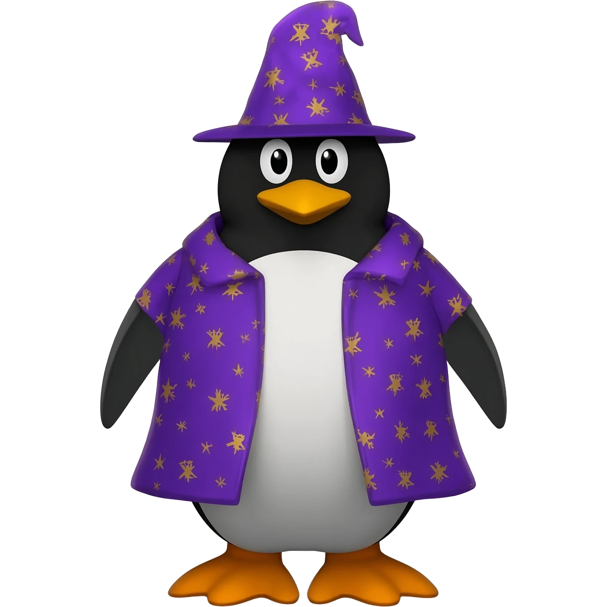 Penguin Wizard emoji