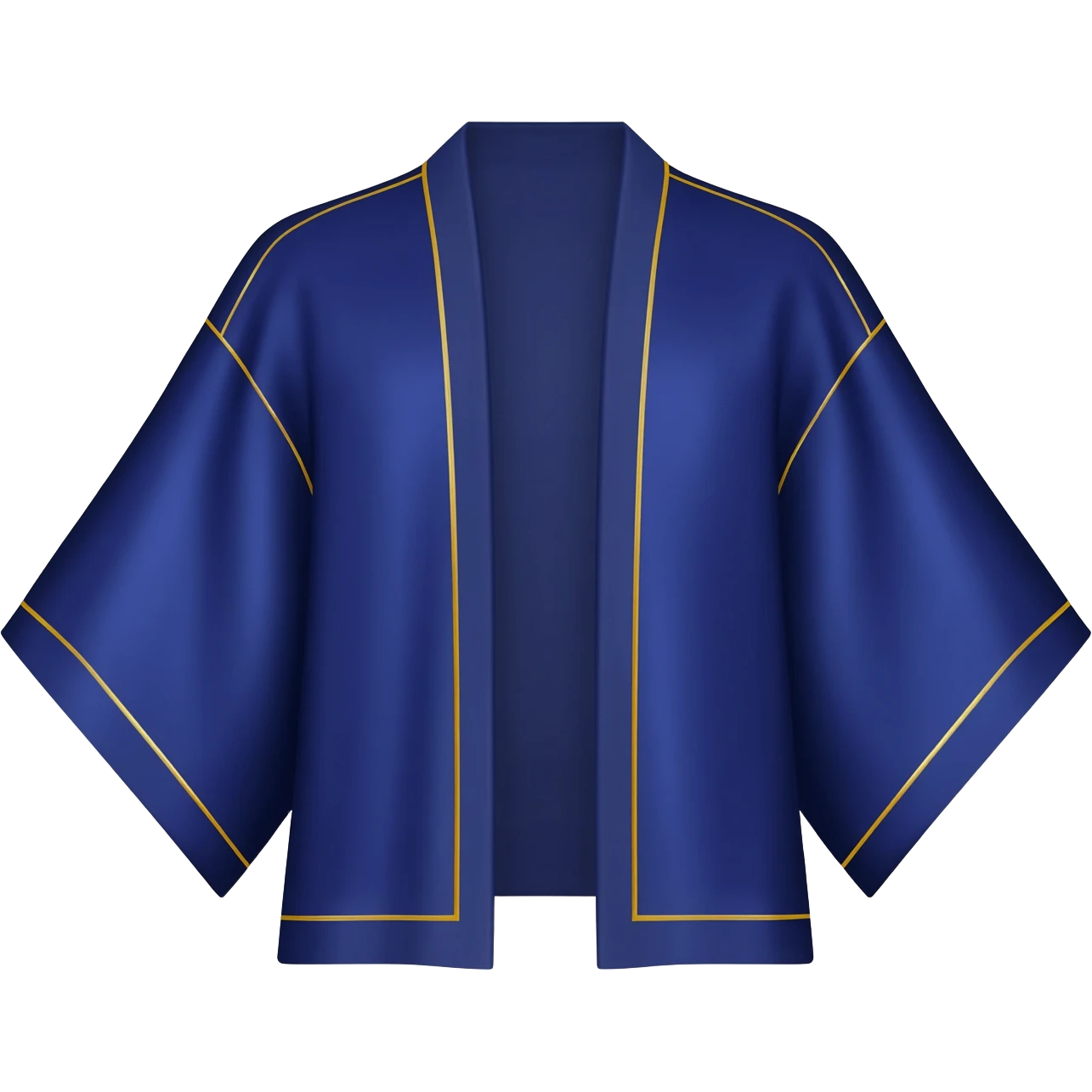 I said kimono in navy rich royal blue shade emoji