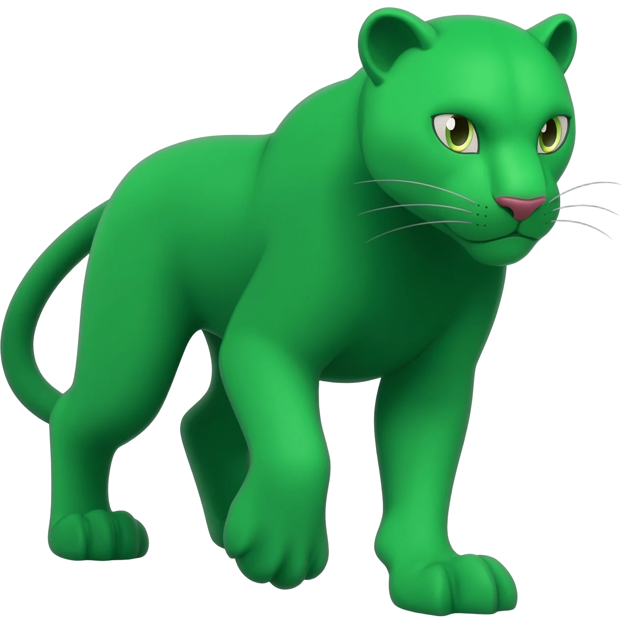 green panther emoji