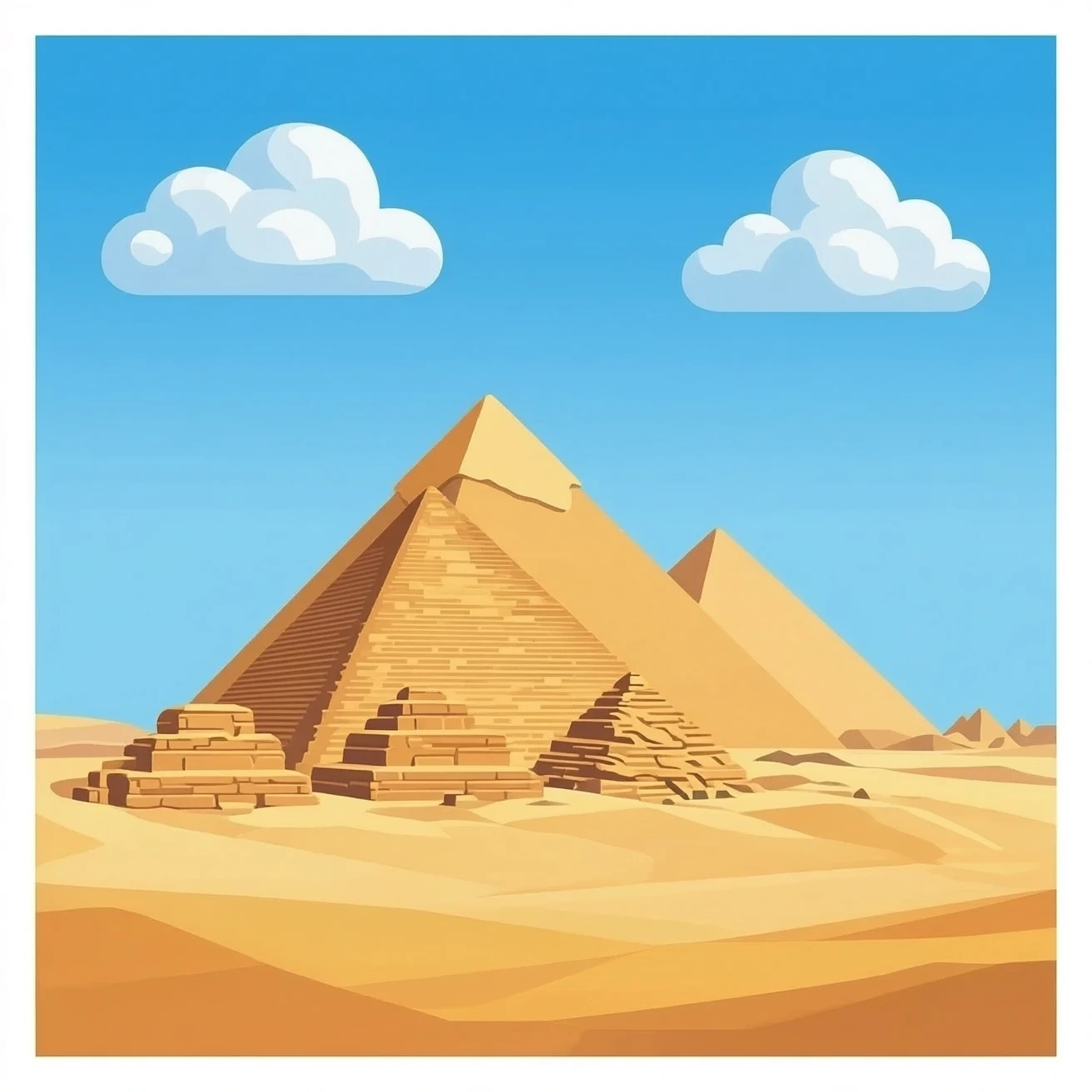 The Egyptian Pyramids emoji