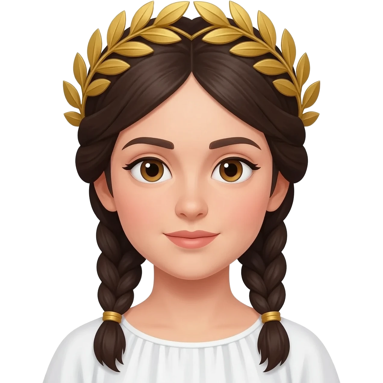 roman beautiful girl emoji