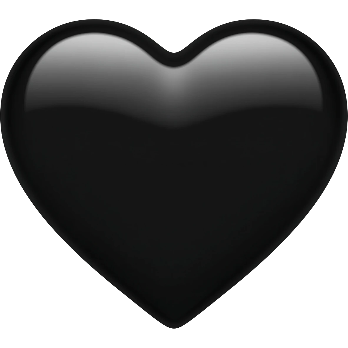 black heart with bandej emoji
