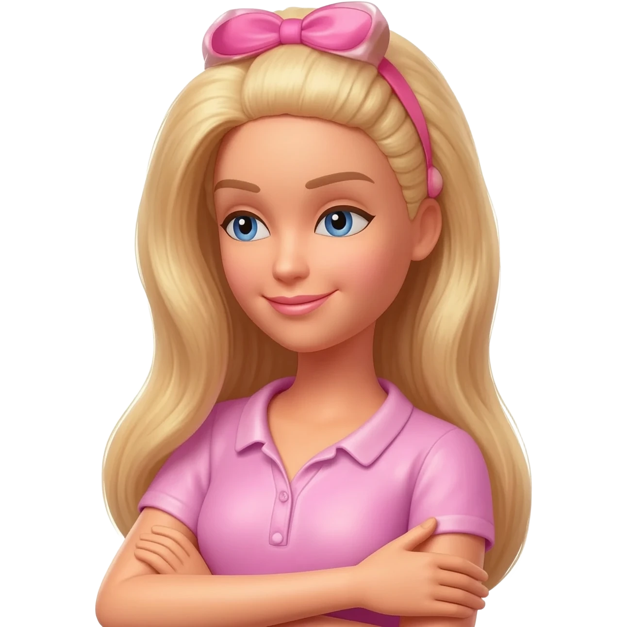 BARBIE HUG EMOJI emoji