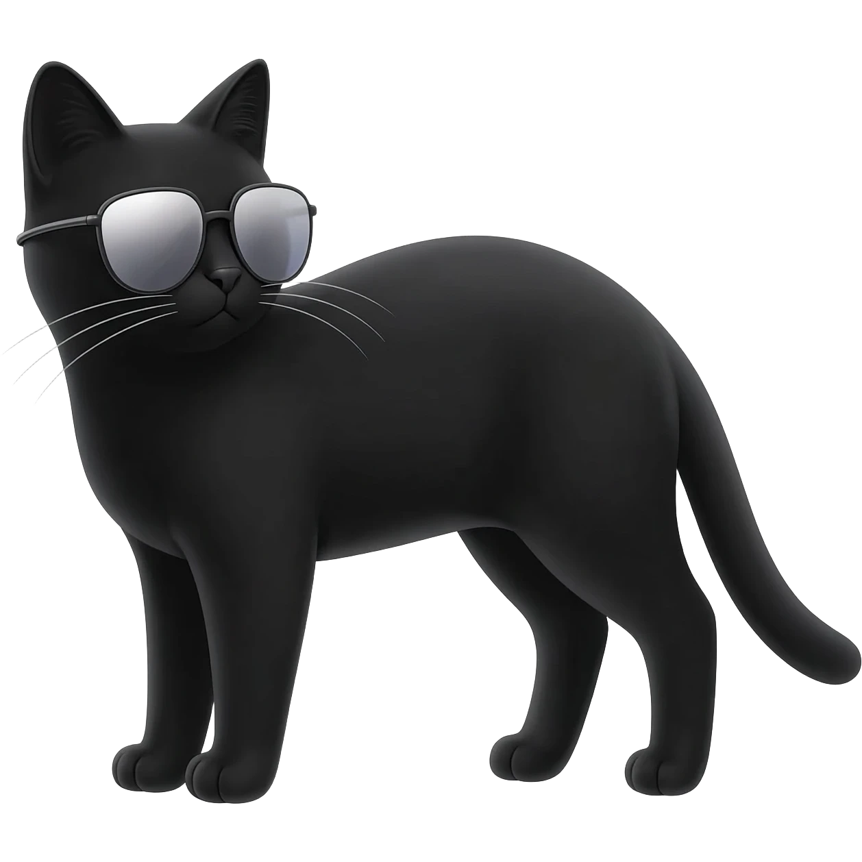 Cat wearing sunglasses emoji