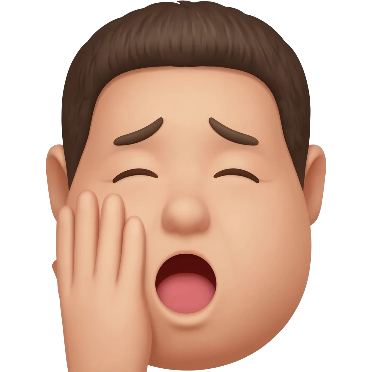 🤭 Fait en moi un qui a la bouche ouverte mais en mode tt pareil emoji