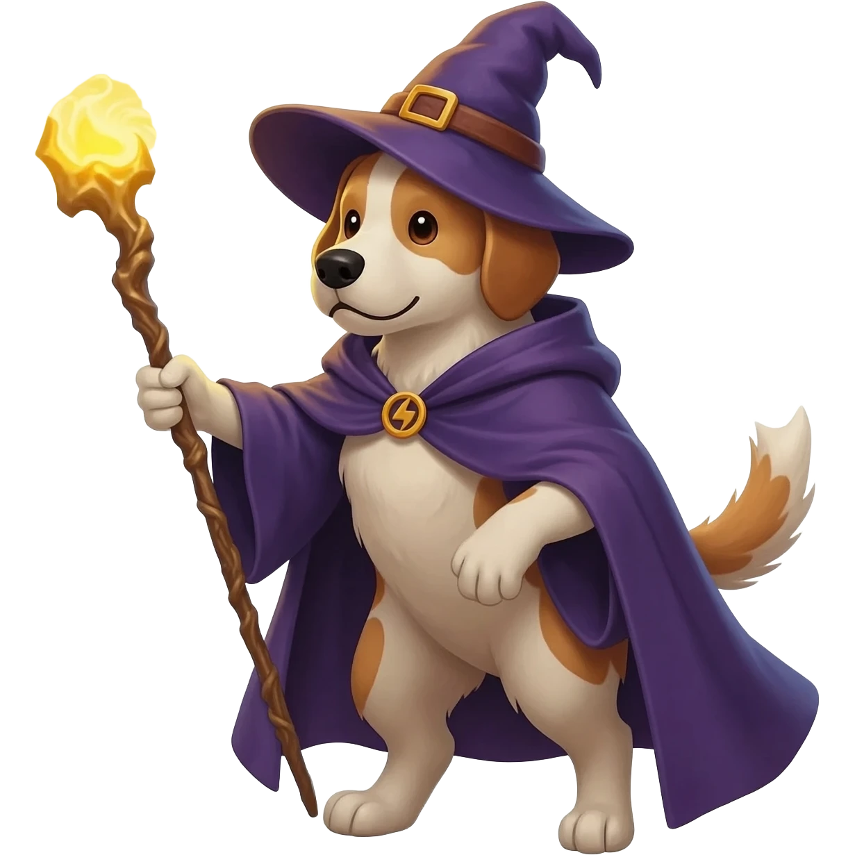 Dog wizard emoji