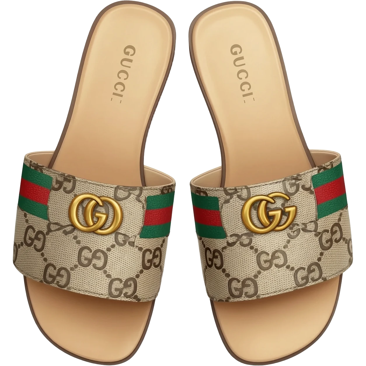 Gucci slides emoji