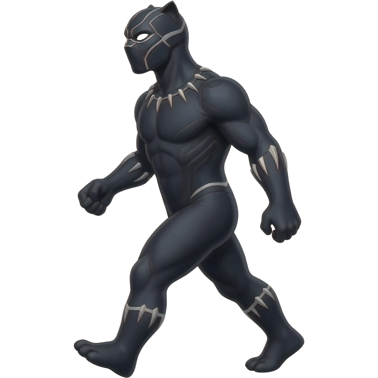 Pantera negra caminando emoji