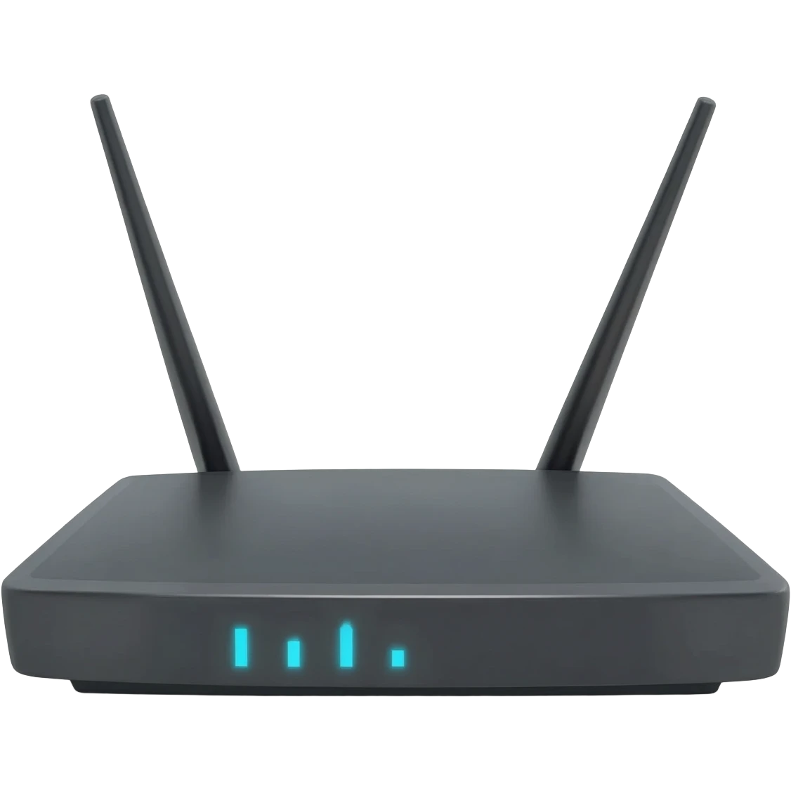 a wifi router with strong arms emoji