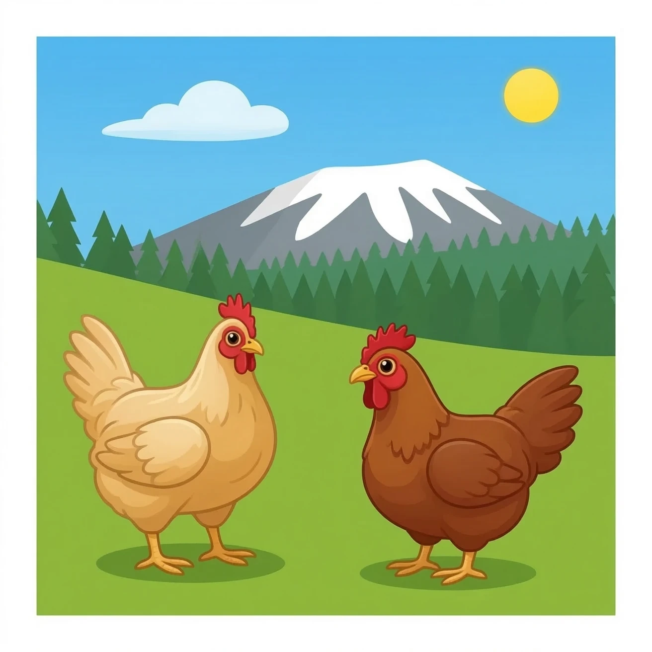 in: Locations
Big Rock Candy Mountain chickens. emoji