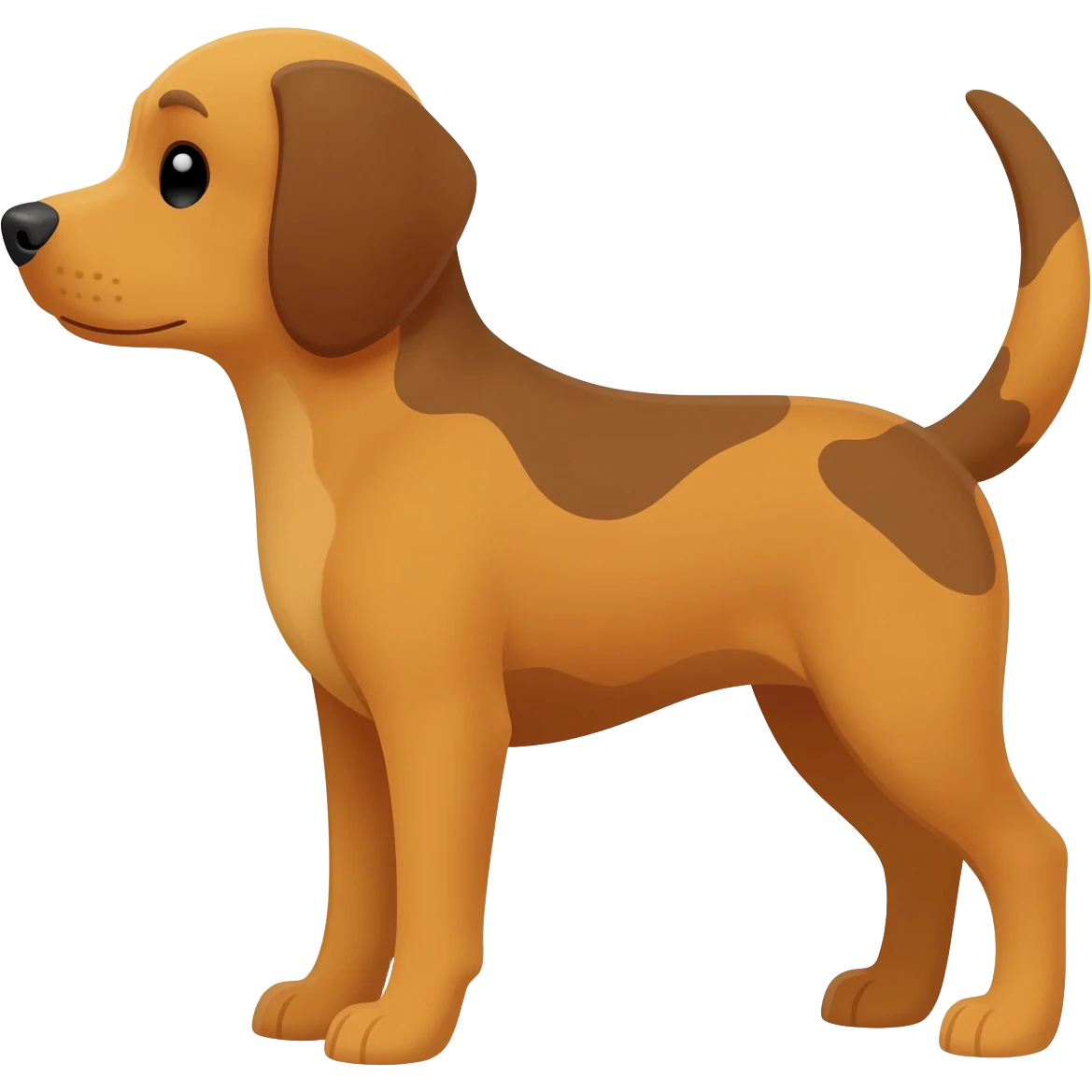 A dog side eyeing me emoji