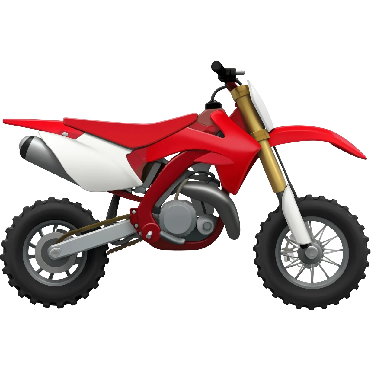 Red dirt bikes emoji