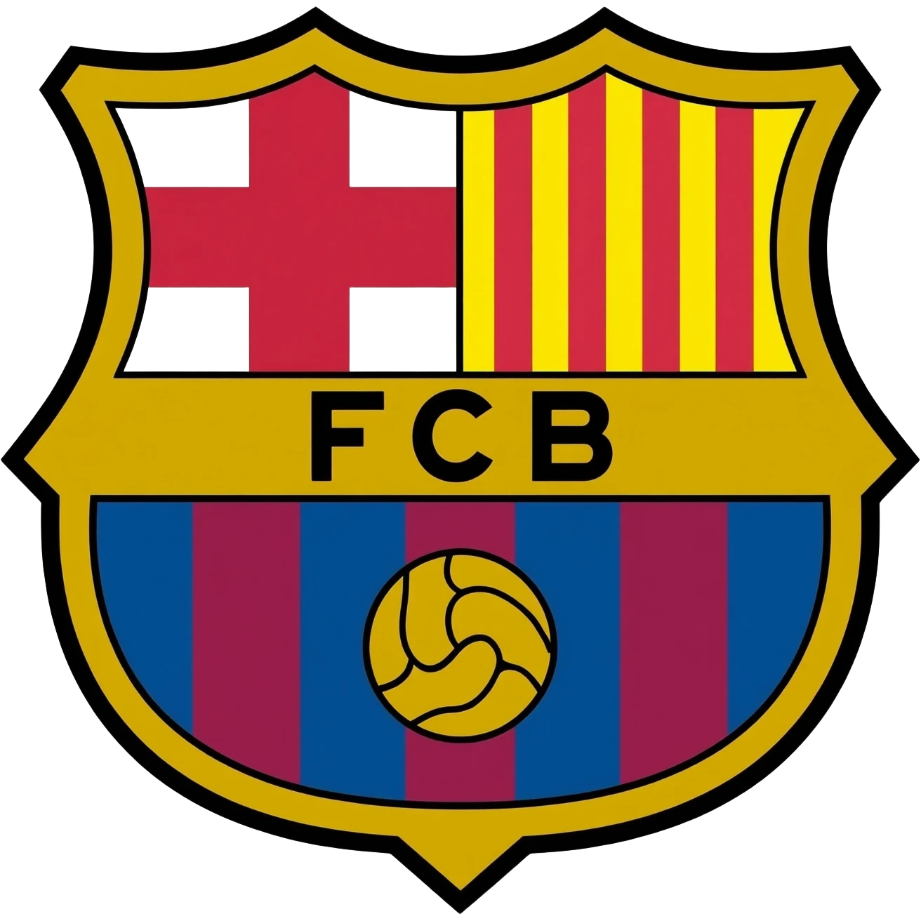 Make fc barcelona logo enjoy emoji