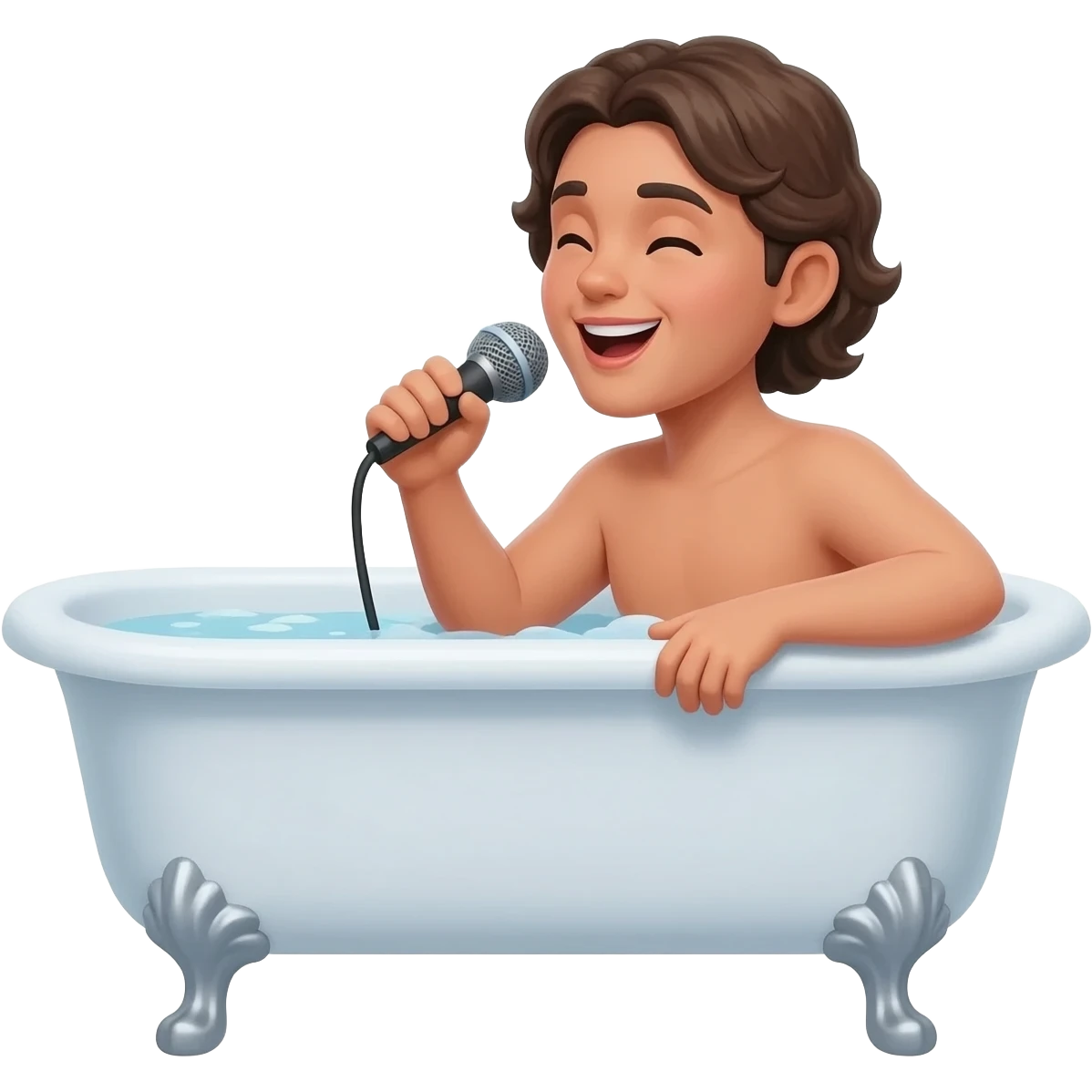 Professora deixou eu cantar da banheira e depois eu fiquei dormindo lá eu quando acordei aleluia que as polícias me buscou emoji