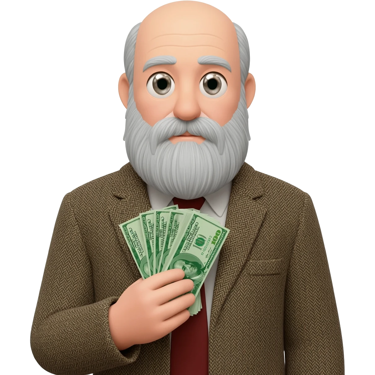 grandpa emoji dollars emoji