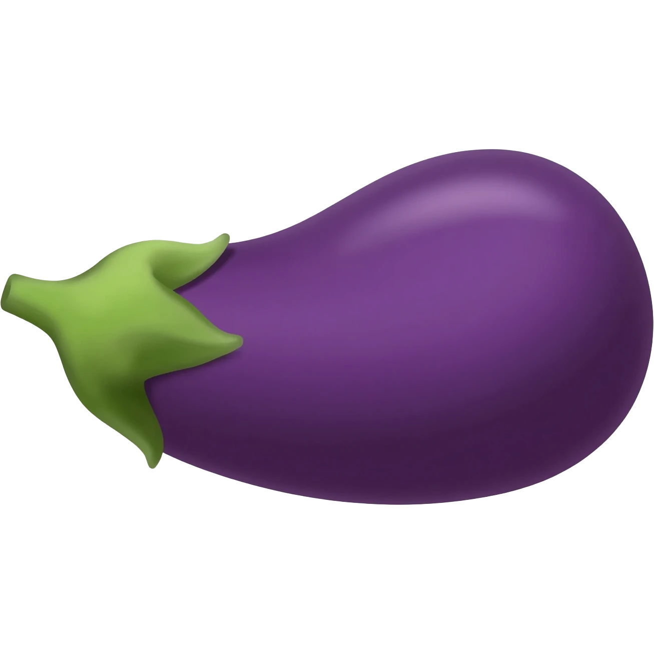 Long and thin eggplant emoji