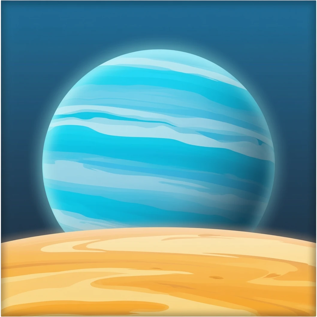 Neptune planet emoji