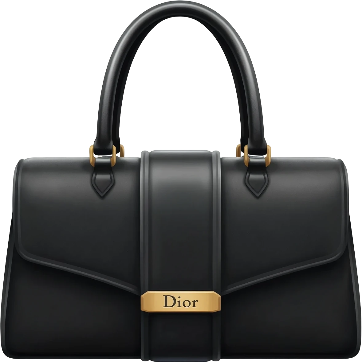 black color lady dior bag emoji