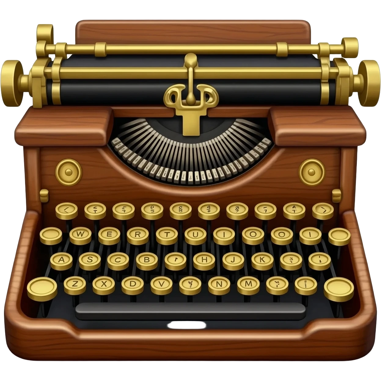barock style typewriter emoji