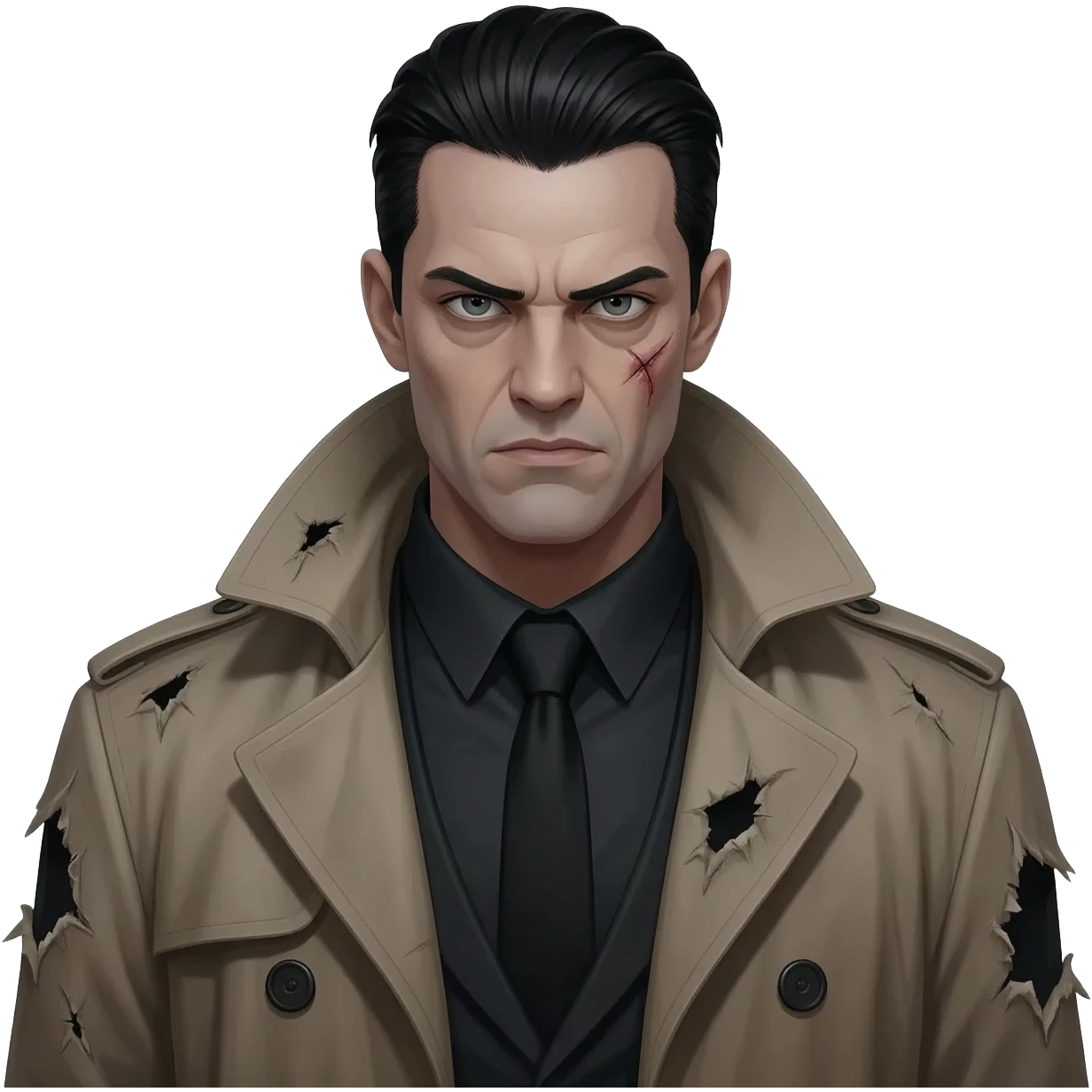 Does evil things guy shucks emoji