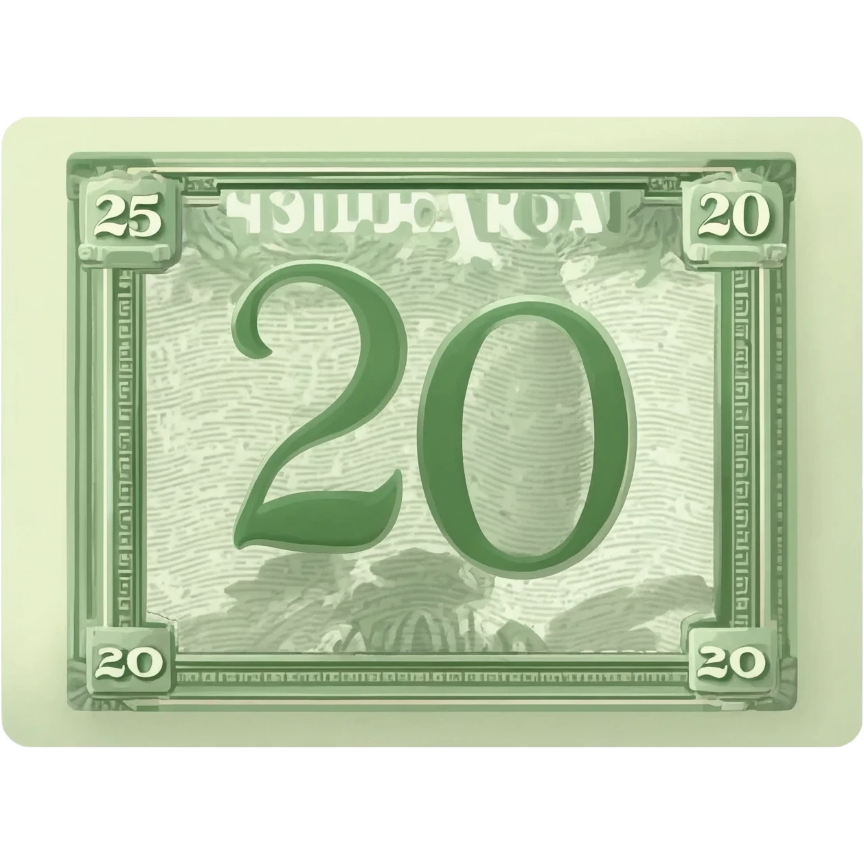 20 $ Dollars emoji