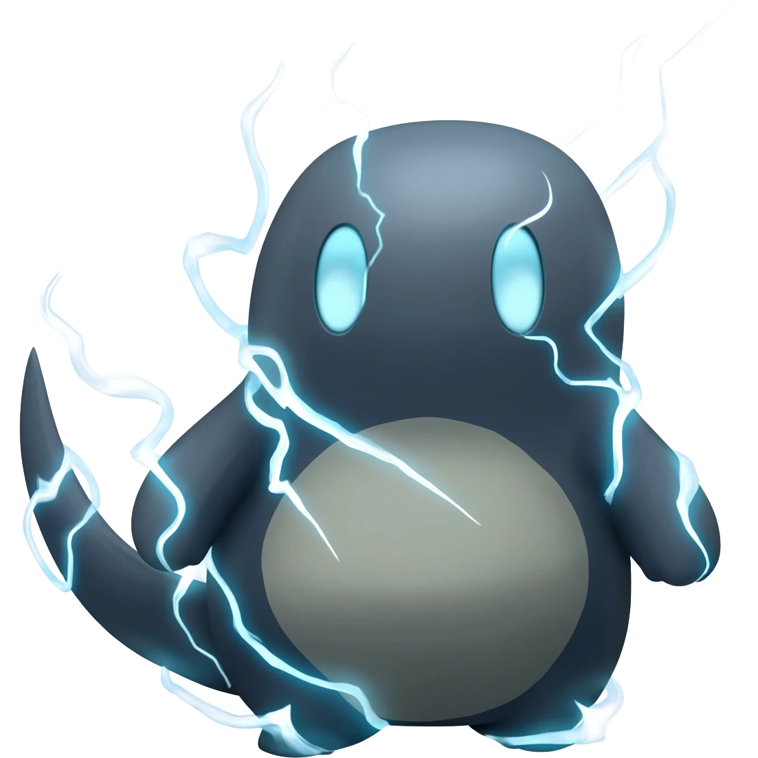 Elemental Dark-type-Electric-type natural Pokémon-Fakémon-creature emoji