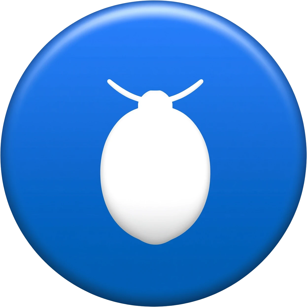 A white color tick with a blue background of circle emoji