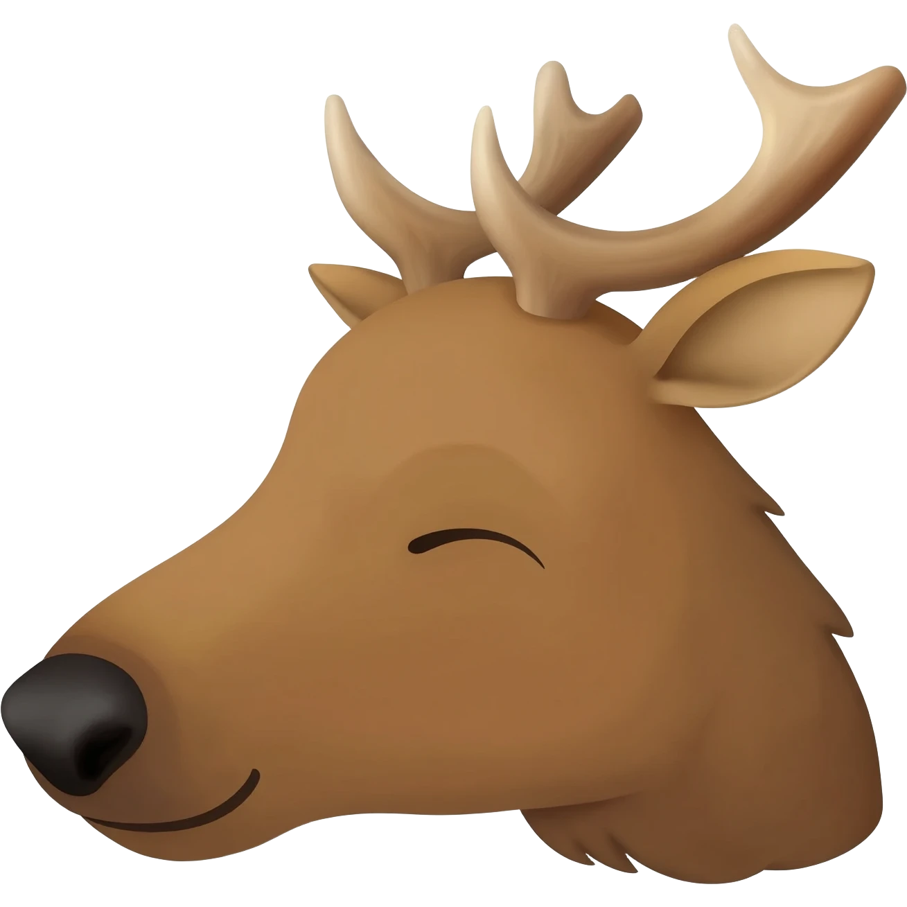 Elchgesicht schlafend emoji