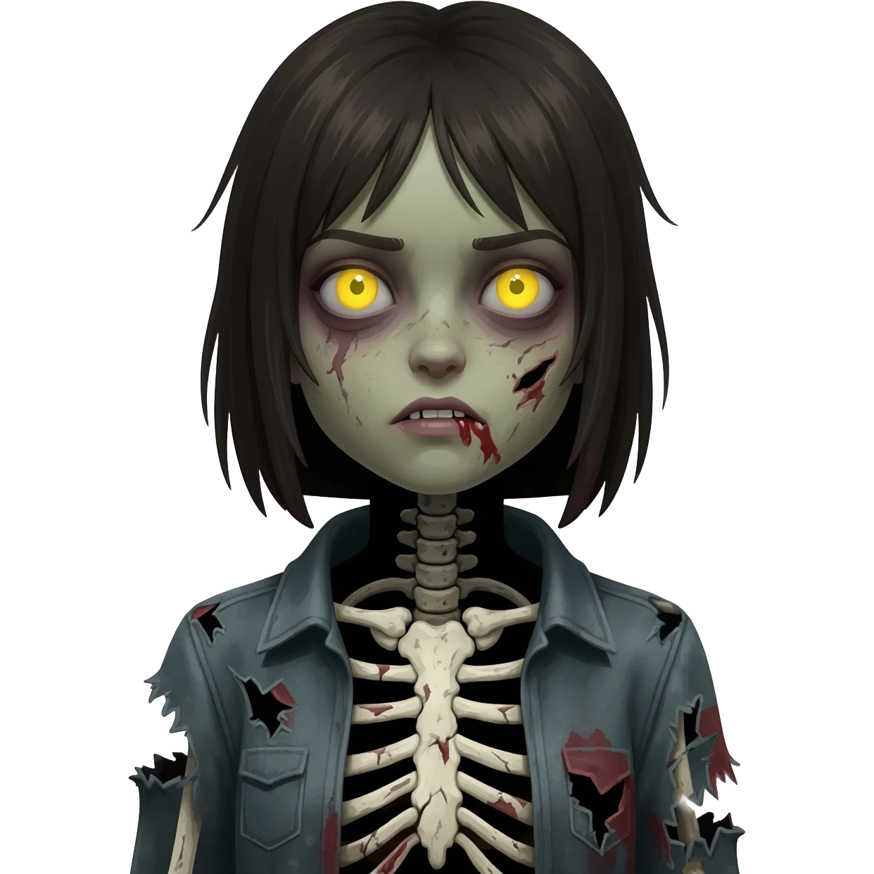 zombie girl emoji