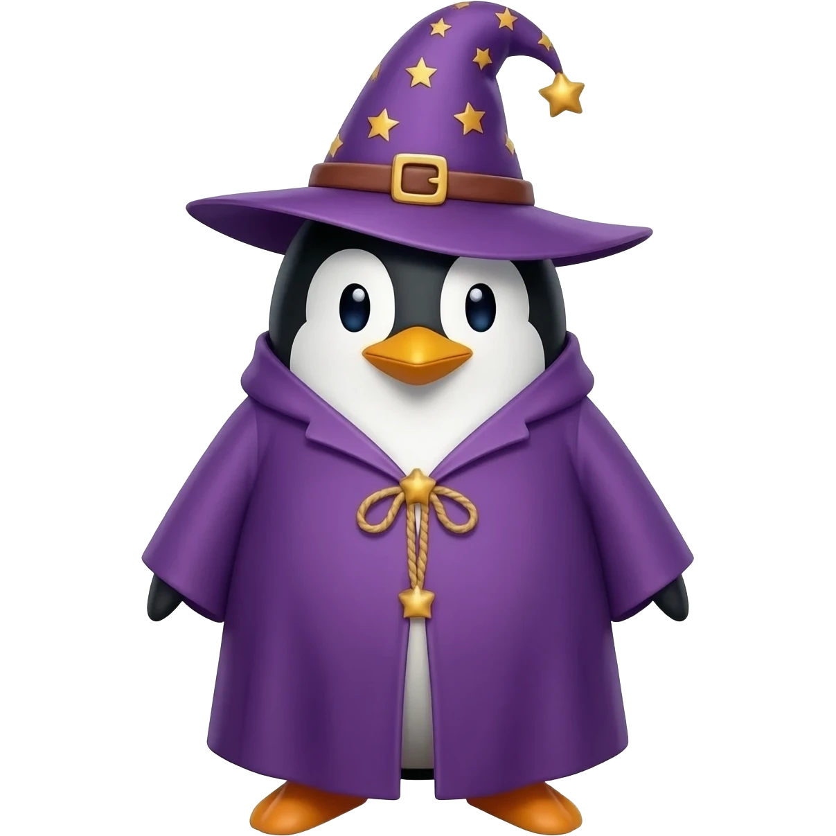 Penguin Wizard emoji