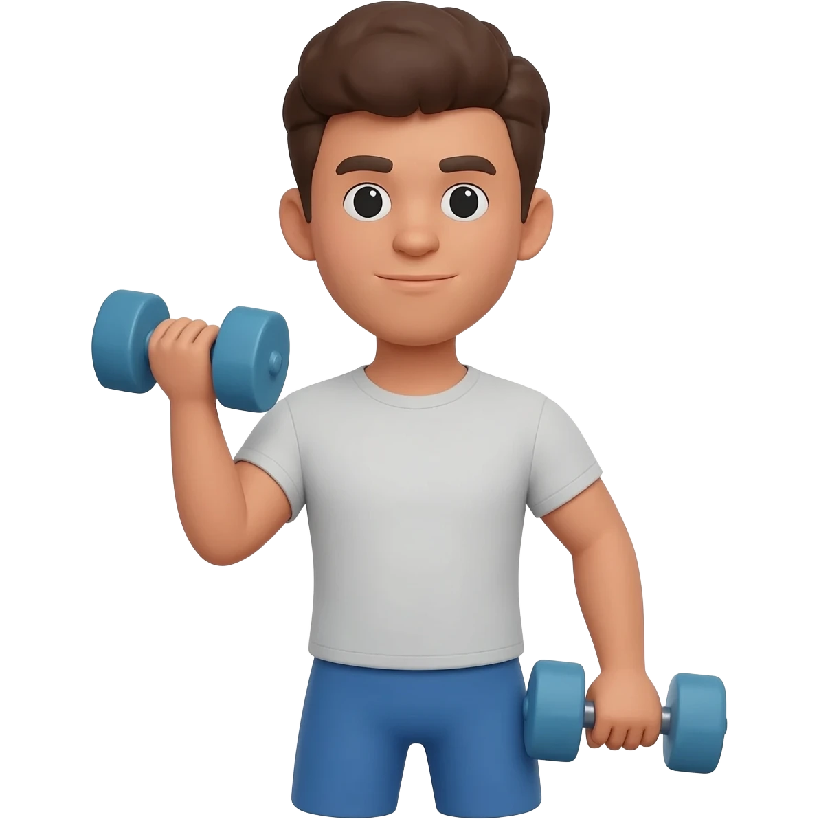 Mix of dumble and person emoji