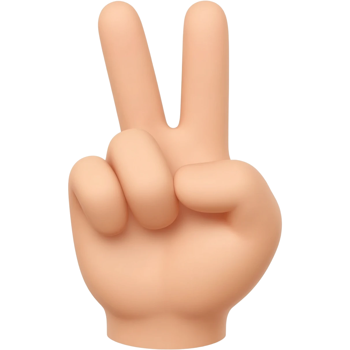 Una l con la mano emoji