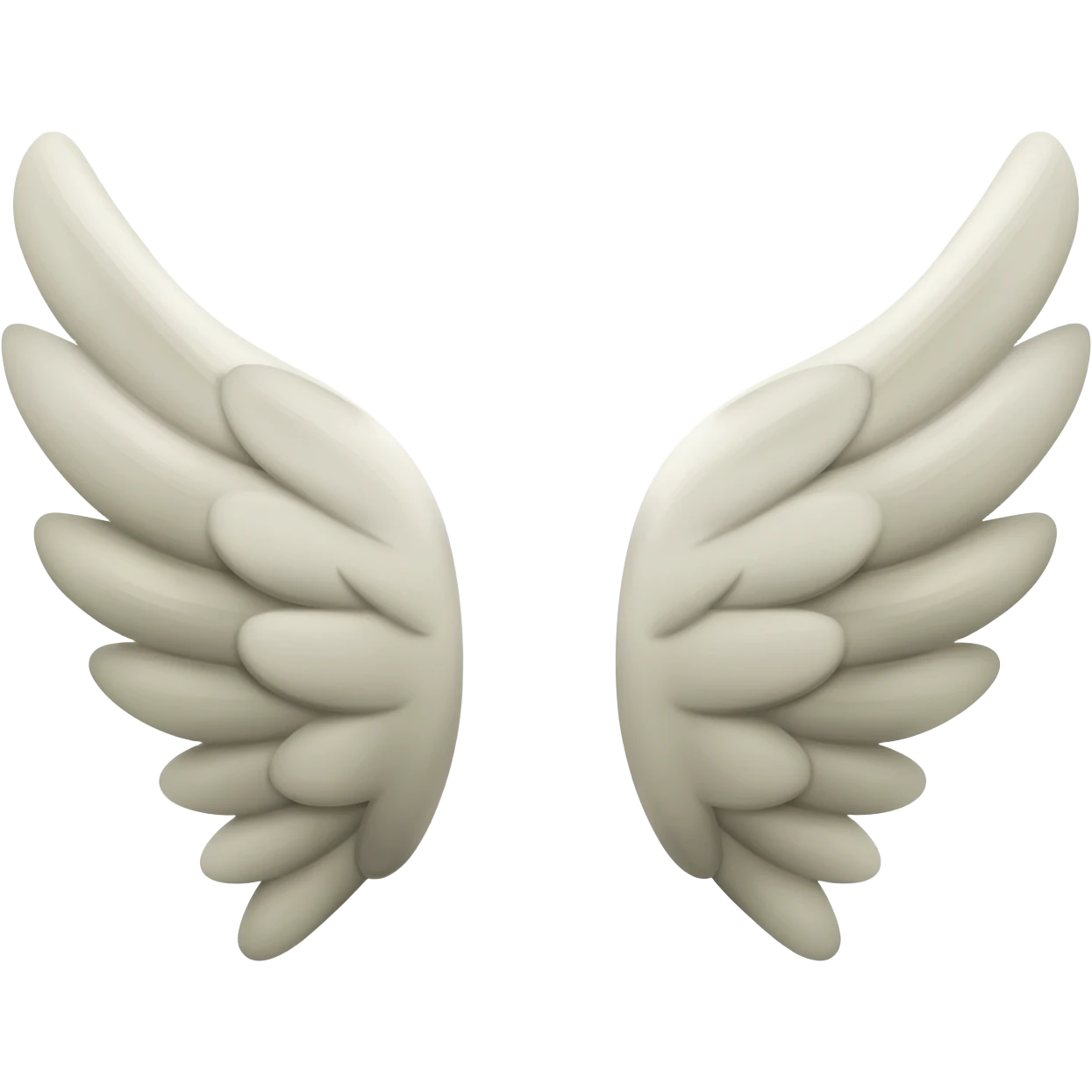 Wing to left side and right side emoji