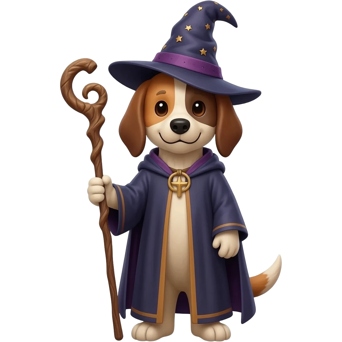Dog wizard emoji