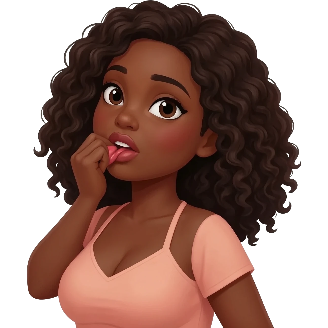 Ebony sex emoji