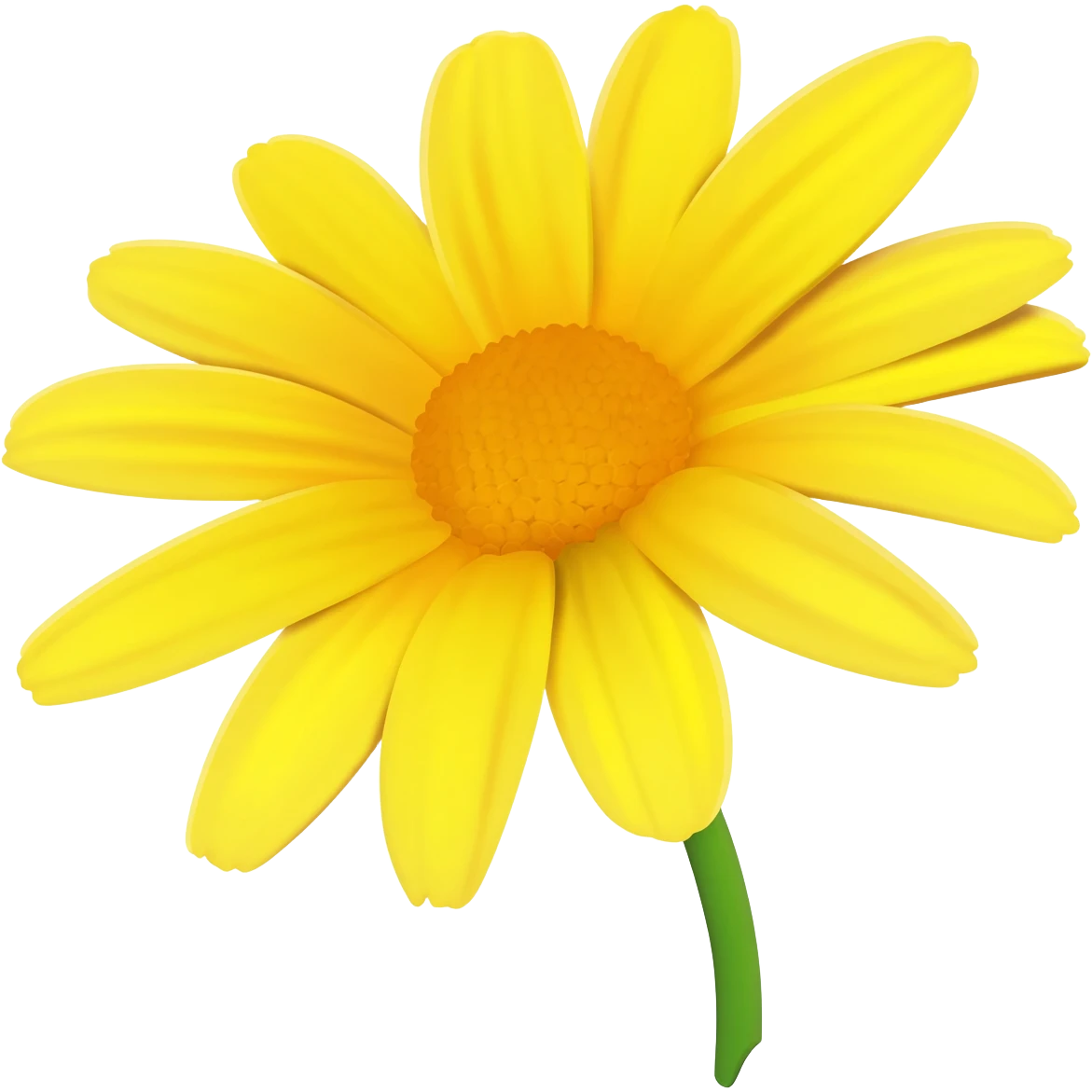 Flor Margarita amarilla emoji